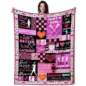 peweton lacrosse blanket lacrosse blankets and throws for boys girls funny lacrosse blanket gifts for lacrosse team lacrosse lovers bed bedding couch sofa for all season 50"x40"