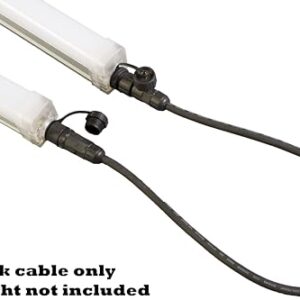 LEDupdates Cables Tri-Proof Waterproof LED Tube Light. Link Cable in 28" or 43" Options. Power Lead Cables in 3ft. Will not fit Other Brands. (43" Link Cable)