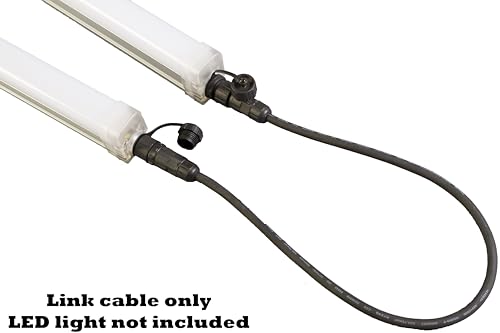 LEDupdates Cables Tri-Proof Waterproof LED Tube Light. Link Cable in 28" or 43" Options. Power Lead Cables in 3ft. Will not fit Other Brands. (43" Link Cable)