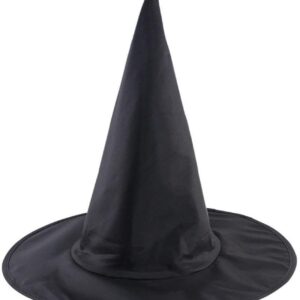 AAFEEN 12pack Black Halloween Witch Hats - Hanging Witch Hats Halloween Decor Witches Costume Accessory for Halloween Party Favor