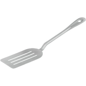 ocs parts pro series stainless steel kitchen spatula | slotted | 14.5" flexible dishwasher safe food turner spatula and cooking utensil for home and commercial kitchens