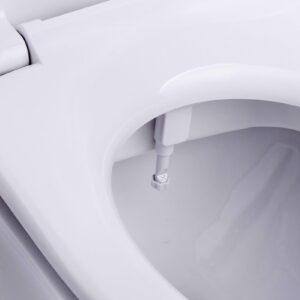 Bidet Attachment for Toilet, Smart Bidet Sprayer with 2 Retractable Self Cleaning Nozzle, Hygienic Toilet Bidet for Men Women, Fresh Cold Water Sprayer, Adjustable Water Pressure (1/2)