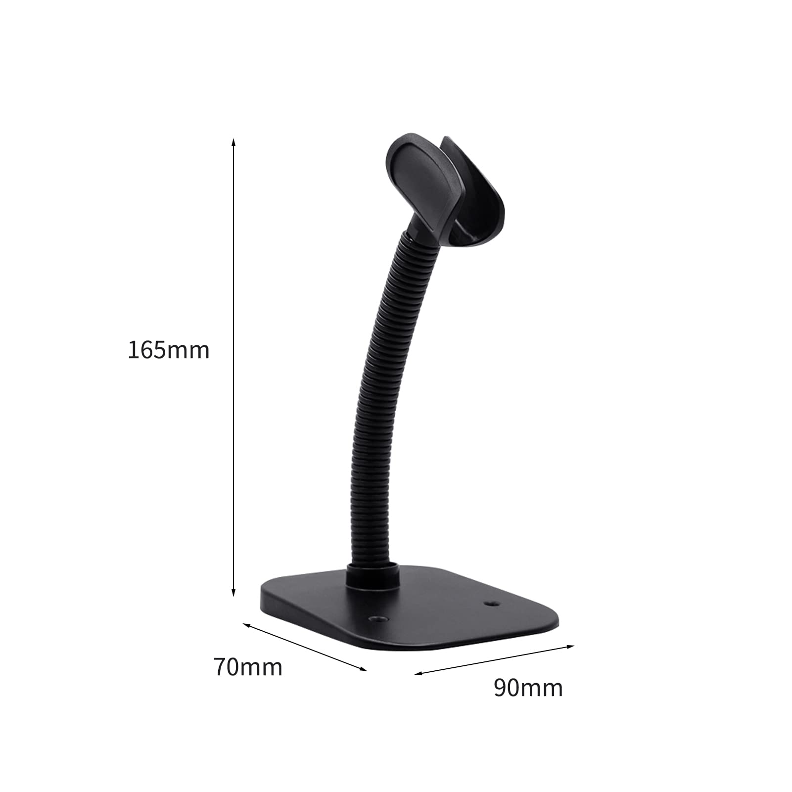 HXBER Barcode Scanner, USB Barcode Scanner 1D 2D QR Handheld Wired Bar Code Reader with Stand Support Screen Code Compatible with Windows XP/7/8/10 Android Linux System for Supermarket Library Book