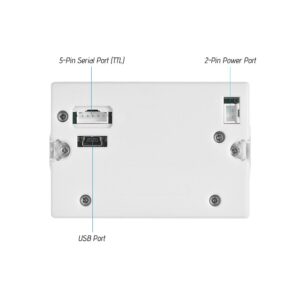 HXBER Thermal Printer, QR204 58mm Mini Embedded Receipt Thermal Printer TTL + USB Interface High Speed Printing 50-85mm/s