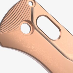 Flytanium Crossfade Copper Knife Handle Scales Compatible with Benchmade Bugout 535 EDC Knife – FLY-0797