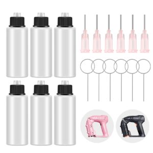 saker spray bottles set for saker paint sprayer gun 6 spray bottles 6 spray nozzles and 6 nozzle cleaning needles for saker paint sprayer sk-sg04b sk-sg08a