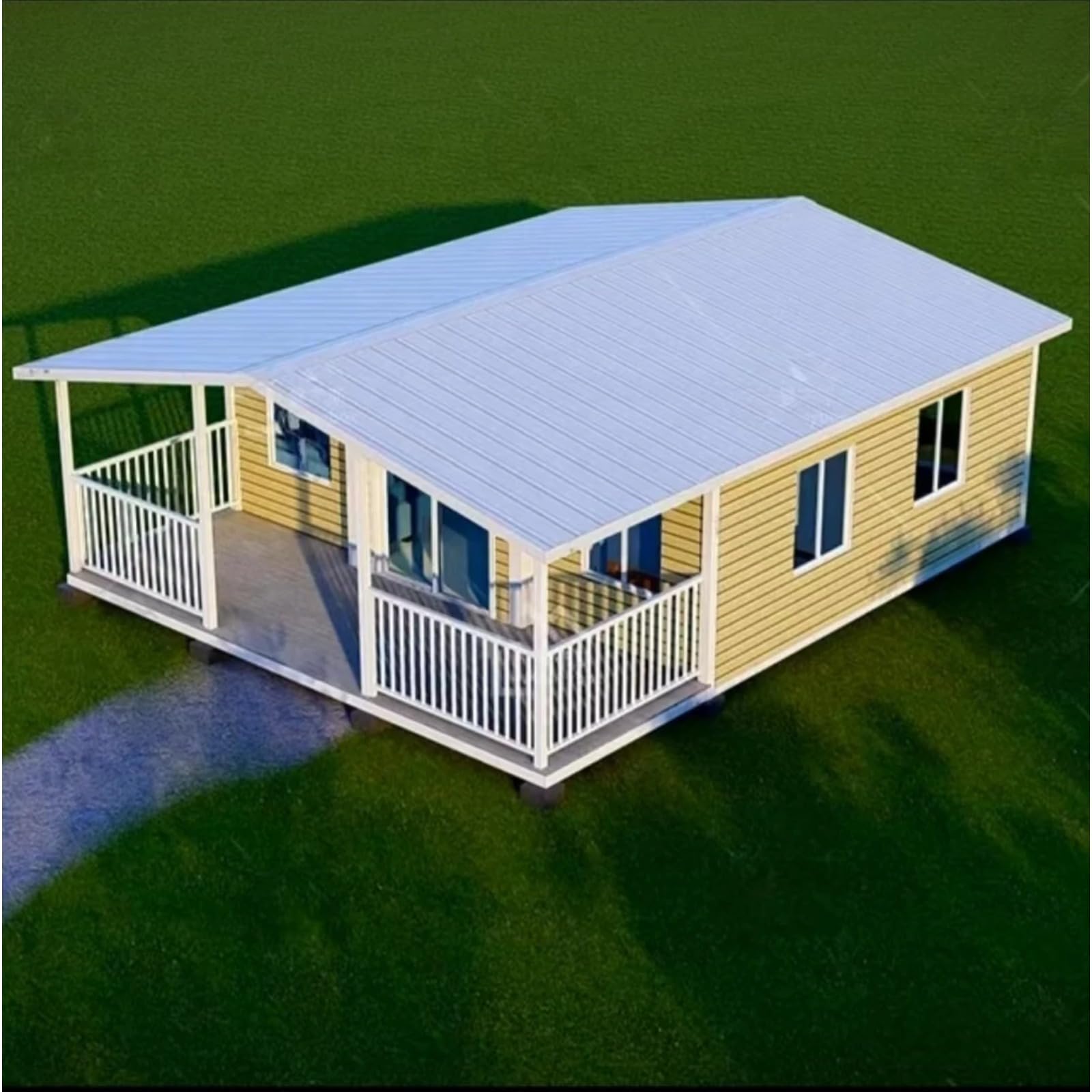 Tiny House Modern Prefab Modular Luxury Modern prefab Villa Mobile Vacation Tiny Steel Home -20 Feet prefabricated Tiny House