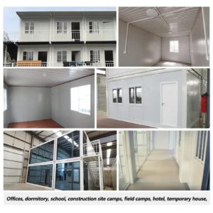 Container House 2 Bedroom Folding Room Luxury 20 Ft Mobile House Foldable Prefabricated Container Home