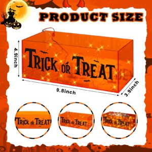 Wenqik Halloween Candy Bowl with Light Trick or Treat Candy box Halloween Candy Dish Halloween Candy Holder box for Halloween decor Party Supplies Serving Gift