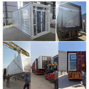 Expandable Container House Folding Room Prefabricated 3 Modern Container Module House Bed 2 Room 40Ft Prefab Expandable House