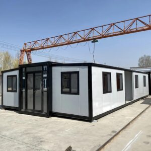 Folding Box House Welded Steel Frame Container House Folding Container House 2 Bedroom Office/House Container Van