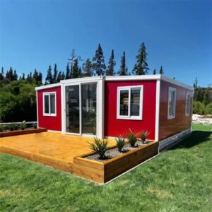 20ft 2 bedroom luxury container homes granny flat roof expandable container house with full bathroom