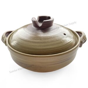 SUNRISE Donabe Hot Pot (Single Lid #8, 2 QT)