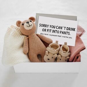 Baby Shower Gifts, Baby Girl/Boy Gifts, New Mom Gifts New Dad Gifts, Mom To Be Gift New Parents Gifts, Baby Gifts for Boys Girls, Gifts for New Mom Dad, Newborn Gifts Gag Unique Funny Baby Shower Card