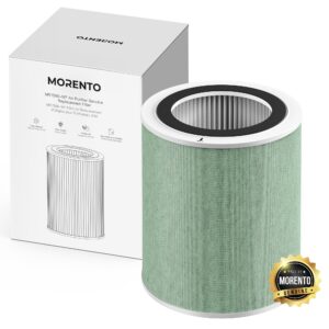 morento mr7566 air purifier replacement filter for mr7566 air purifer, high-efficiency activated carbon filter，4-in-1 air purifier filter, original standard version- 1 pack