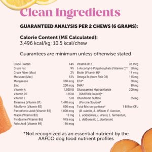 Pet Honesty Flea and Tick Prevention & Multivitamin Bundle: Natural Flea Chews & Dog Vitamins with Glucosamine for Skin and Coat (Bacon & Peanut Butter 90 ct)