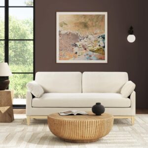 Jennifer Taylor Home Pasadena 75.5" Modern Farmhouse Sofa, French Beige