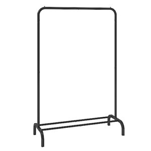 VEVOR Clothes Rack, Heavy Duty Clothing Garment Rack with Hanging Rod and Bottom Storage Area, Clothing Rack for Bedroom Guest Room