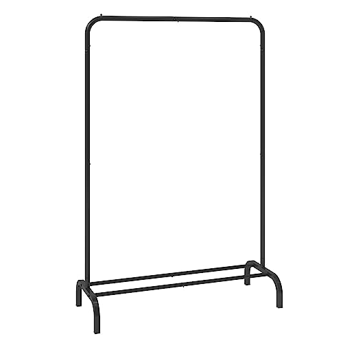 VEVOR Clothes Rack, Heavy Duty Clothing Garment Rack with Hanging Rod and Bottom Storage Area, Clothing Rack for Bedroom Guest Room