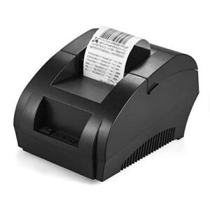 HXBER Thermal Paper, POS-5890K 58mm USB Thermal Printer Receipt Bill Ticket POS Cash Drawer Restaurant Retail Printing