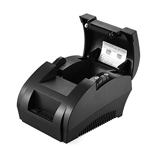 HXBER Thermal Paper, POS-5890K 58mm USB Thermal Printer Receipt Bill Ticket POS Cash Drawer Restaurant Retail Printing