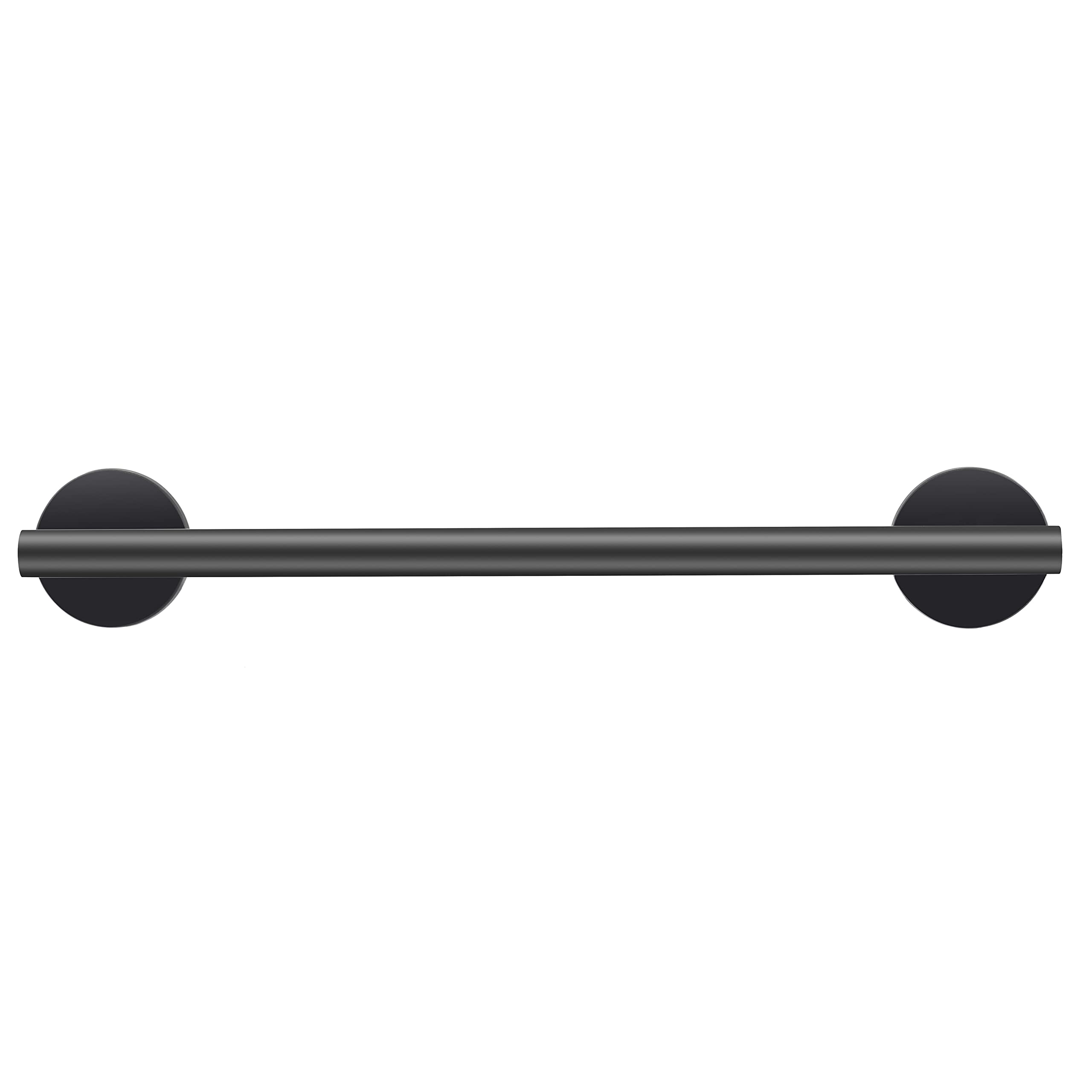 Adjustable 14.6~25 Inch Powerful Magnetic Towel Bar for Oven, Scalable Towel Hanger for Refrigerator, Dishwasher and Laundry Machine, 304 Stainless Steel Matte Black (Magnet Dia:55mm)