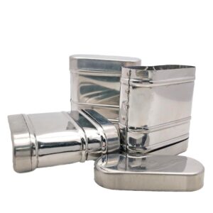 Chunauti Stainless Steel Chunauti/Surti/Khaini Chunauti Dibbi | Box | Stainless Steel Chunauti |B0CLVHDF9K