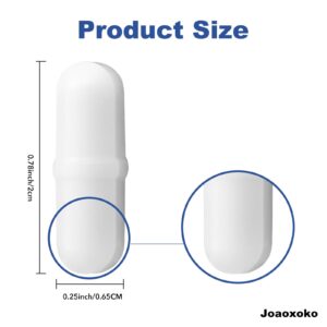 Joaoxoko Magnetic Stir Bar Set 12pcs PTFE Magnetic Stirrer Mixer Stir Bar,White 0.8 Inch Laboratory Stirrer Mixer Bar,Type-B Mycology Supplies Magnetic Stirrer Bar