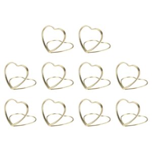 meccanixity table number holders 10pcs gold place card holder name stands picture holders for tables setting wedding display