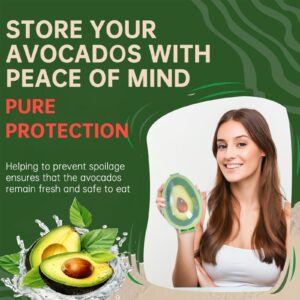 OKAY ORANGE Avocado Saver Holder Avocado Keeper Storage Container Food Storage Container Fruit Storage Containers - Keep Your Avocados Fresh for Days (Green)