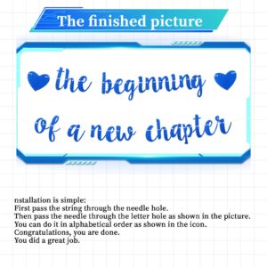 The Beginning of A New Chapter Banner Graduation Engagement Goodbye Party Decorations Retirement Goodbye Party Decorations Congratulations Decorations Party Supplies Blue Glitter