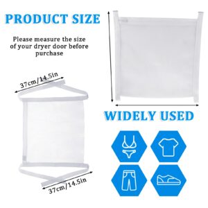 3PCS Sneaker Dryer Bag Mesh Dryer Bag for Sneakers with Zipper & Strap Reusable Shoe Holder for Dryer,15.3×14.7“,White