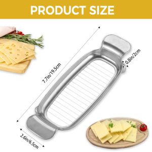 2024 upgraded Butter Slicer & Butter Cutter- Ergonomic Handle, 18 Sharp Wires, Cuts 1/4 Inch Slices, Butter Slicers for Butter Squares, Butter Cutter Slicer Single Stick, wire Cheese Cutter Slicer