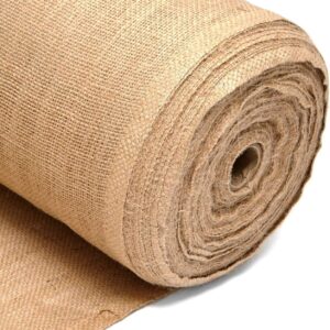 AK TRADING CO. 40" Wide Burlap Fabric 10oz Natural - Heavy Duty 100% Jute Material for Upholstery, Home Décor, Gardening, & Wedding Projects - Eco-Friendly & Biodegradable - 40 Inches x 1 Yard