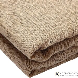 AK TRADING CO. 40" Wide Burlap Fabric 10oz Natural - Heavy Duty 100% Jute Material for Upholstery, Home Décor, Gardening, & Wedding Projects - Eco-Friendly & Biodegradable - 40 Inches x 1 Yard