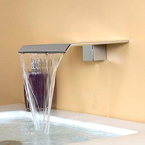 Modern Wall Mounted Waterfall Bath Spout Bath Tap Filler Bathtub Faucet Spout Shower System Spout