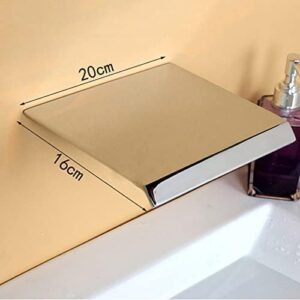 Modern Wall Mounted Waterfall Bath Spout Bath Tap Filler Bathtub Faucet Spout Shower System Spout