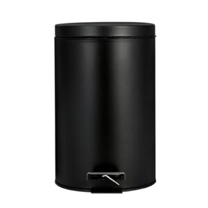 rubbish bin 3l pedal garbage small waste bin use sealed lid to lock in odors