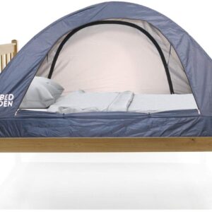 Bed Den - Foldable Privacy Bed Tent Canopy Twin XL (79.5" L x 37.4" W x 35" H) Pop Up College Dorm Room Kids Cozy Sleep Better