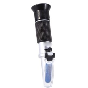 Zetiling Antifreeze Refractometer, Tester for Car Battery and Engine Coolant with Carry Case, Professional Design for, Propylene Glycol, Cleaning Fluids and Battery Fluids,