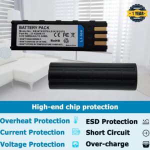 LAQUEENA DS3478 Battery Compatible with Symbol DS3578 LS3478 DSS3478 LS3578 XS3478 NGIS MOTOROLAMT2000 MT2070 MT2090 ZEBRAMT2000 MT2070 MT2090 Part NO 21-62606-01 KT-BTYMT-01R 12.24WH 3.6V