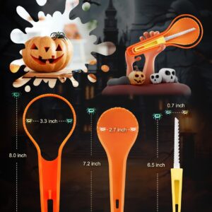 Zuacs Halloween Pumpkin Carving Kit,Professional Stainless Steel Craft Tools for Halloween Decoration Jack-O-Lanterns,2024 New Pumpkin Carving Set For Kids Or Adults,Pumpkin Decorations Tools