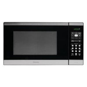 Danby DBMW0925BBS 0.9 cu. ft Countertop Microwave, Black and Stainless Steel