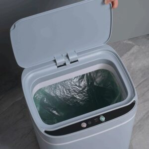 LLLSSS Bathroom Trash Cans Lids Touchless Garbage Can Motion Sensor Waste Bin Wastebasket for Kitchen