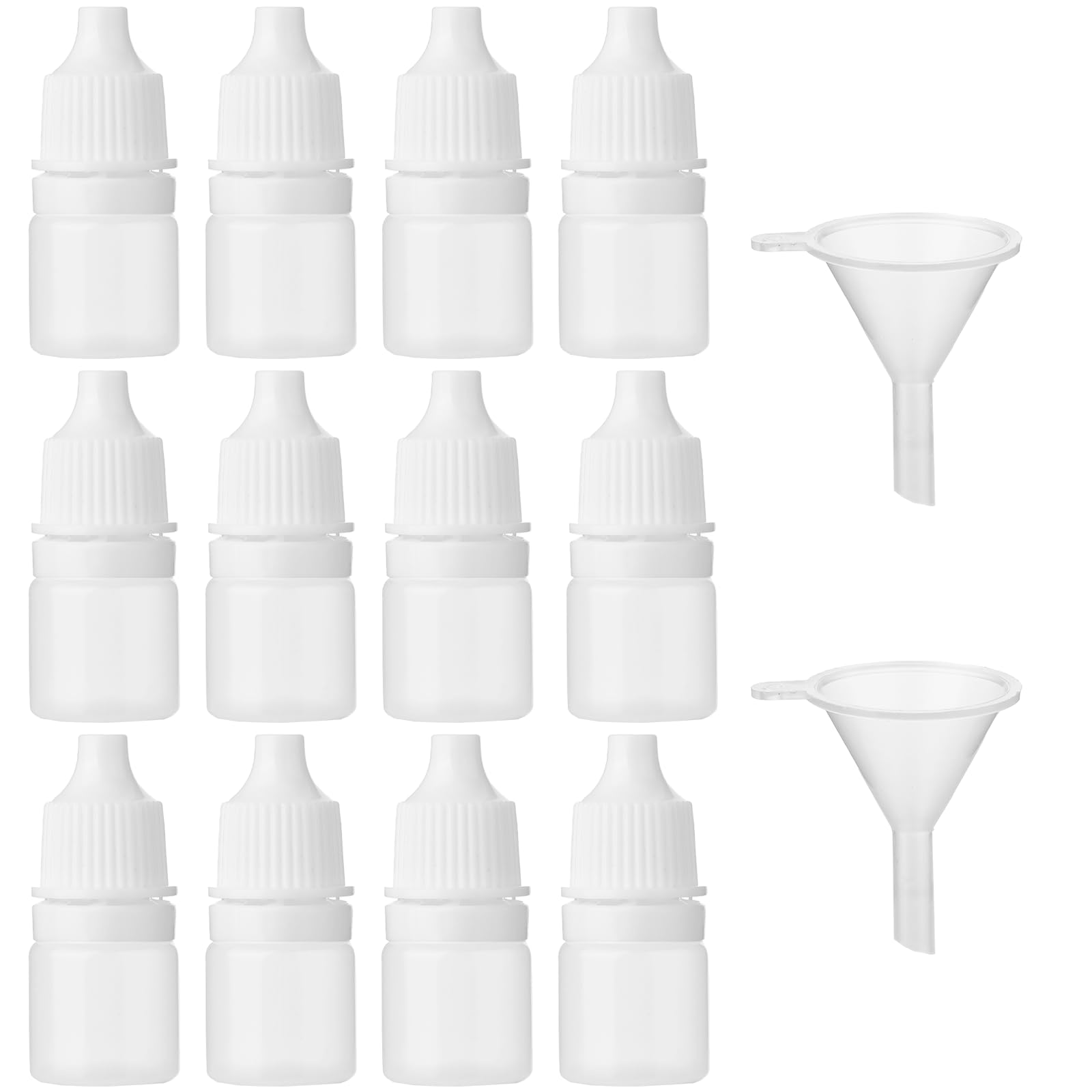 Styquenzer 12PCS 3ml Empty Plastic Dropper Bottles, Bulk Portable Dropper Mini Liquid Dropper Bottle with Screw Cap, Mini Dropper Bottles for Liquids Oils Essence Paint