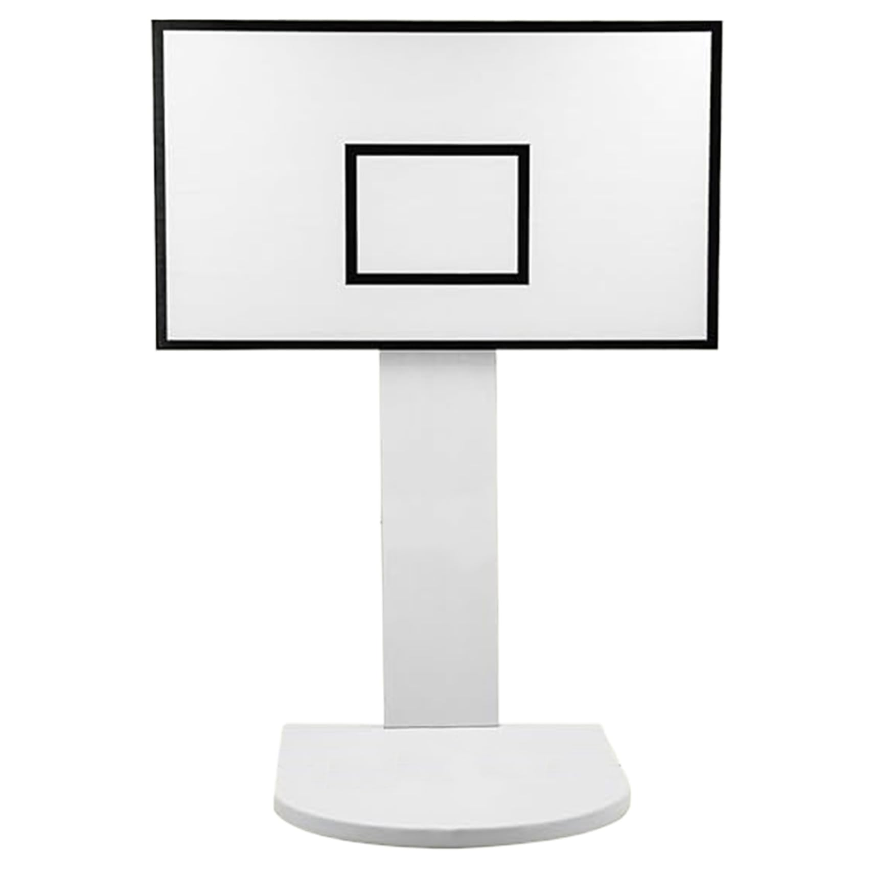 Weduspaty Trash Can Holder Basketball Trash Can Holder Fun Throwing PVC Stable Basketball Trash Can Hoop 12in Basketball Room Decor for Home Office, Excluding Trash Can