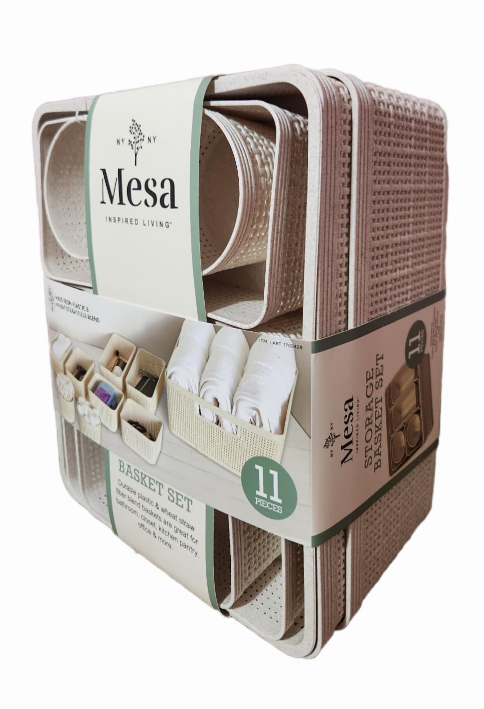 mesa 11pc storage basket set