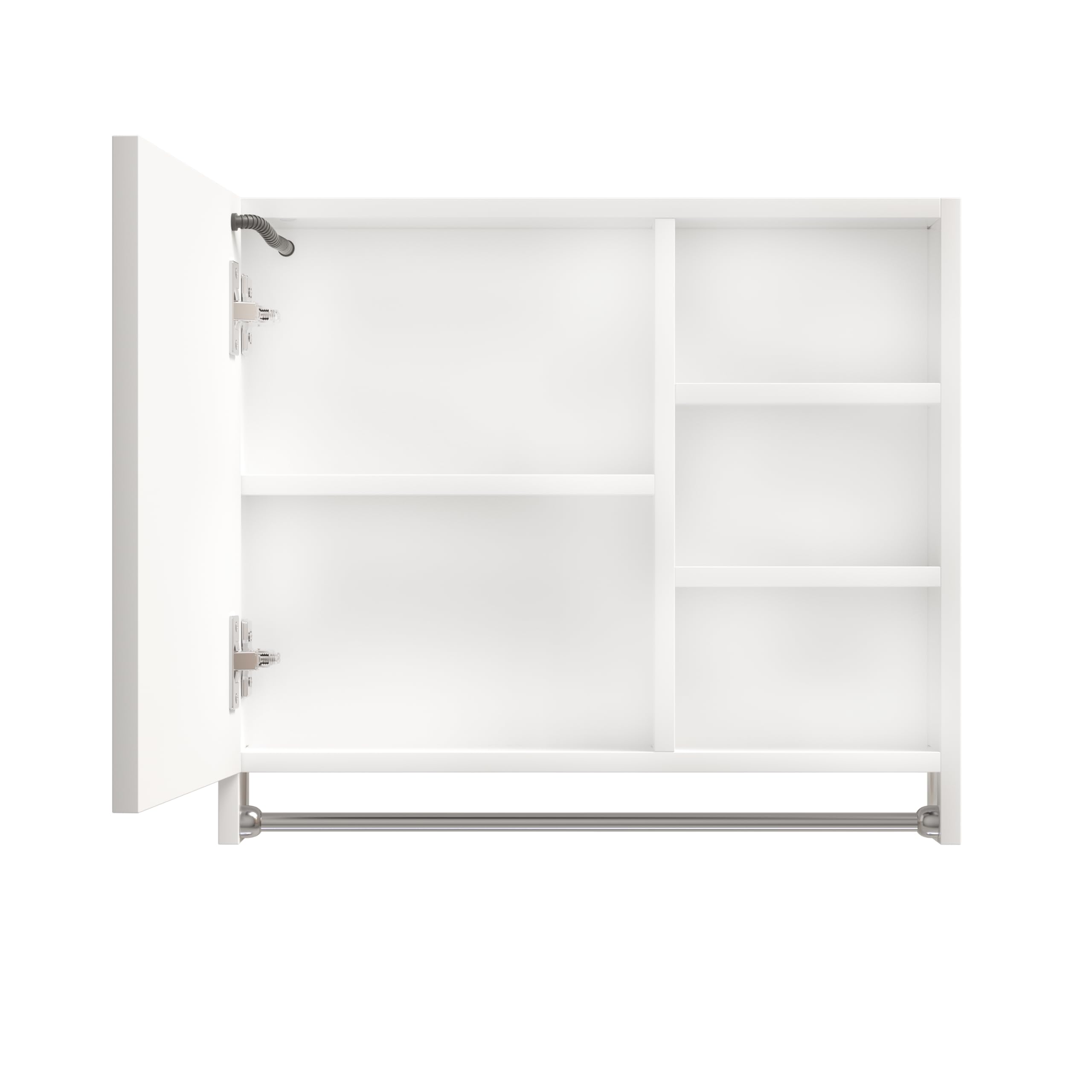 HXCQYGL Modern 32x28inches Bathroom cabinets, Medicine cabinets with Mirrors and LED Lights, Bathroom lockers with multilevel Storage compartments and Towel Rails