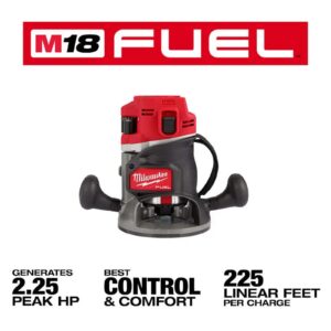 2838-20 For Milwaukee M18 FUEL 18V 1/2" Cordless Lithium-Ion Router - Bare Tool