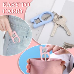 Folding Scissors Small Scissors Travel Scissors Safety Scissors Stainless steel Mini Scissors with Safety Cap Cute Scissors for Scrapbook Cutting Sewing DIY Handmade Daily and Travel Use (5 Pack)